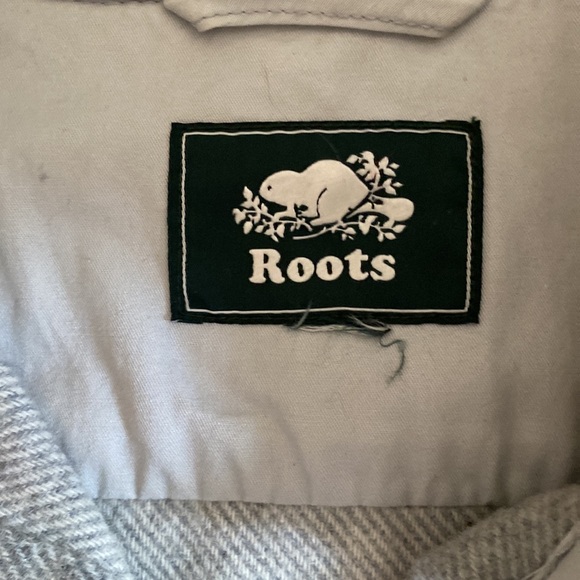 Roots oversized heather grey shacket - Picture 2 of 3